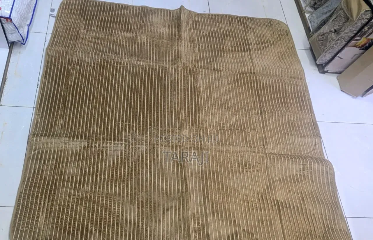 Luxury Velvet Carpets / Soft Embossed Living Room Rugs