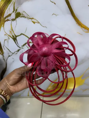 Maroon Big Elegant Ladies Fascinators / Headpiece