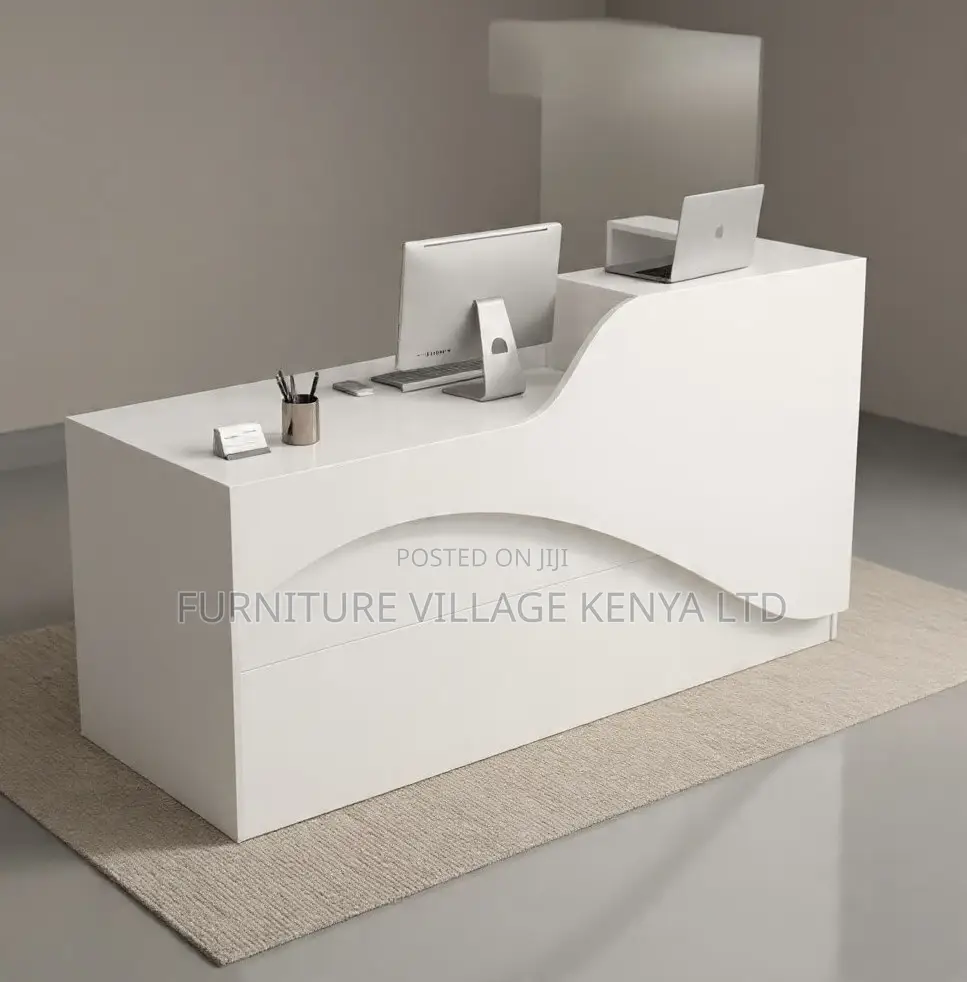 White Executive Office Waiting Desk