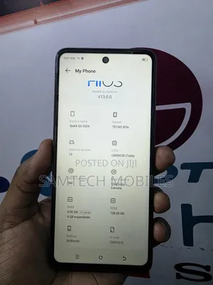 Tecno Spark Go 128 GB Silver