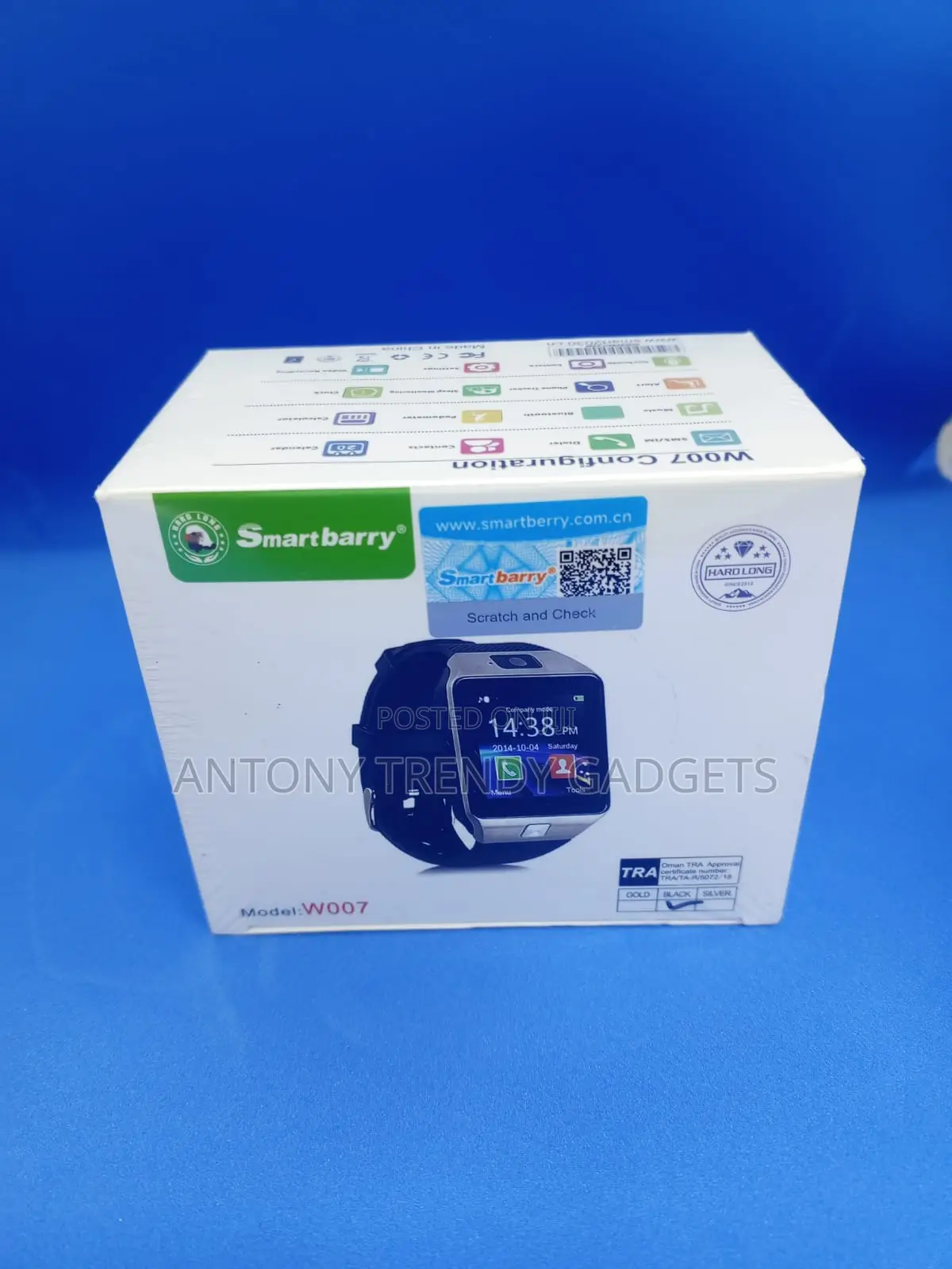 Smartberry W007 Smart Watch With Call and Sleep Monitor
