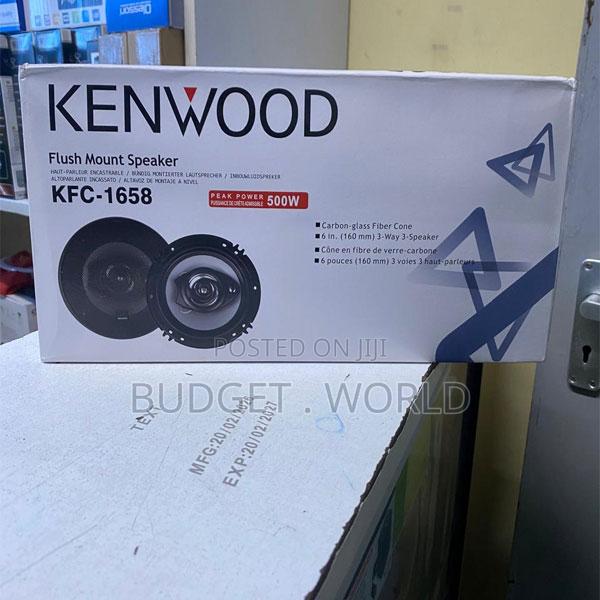Kenwood KFC-1658 6-Inch Car Speakers – 500w High Power Audio Upgrade