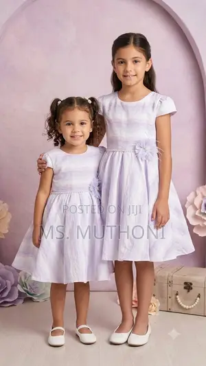 3-12 Yrs Girls Quality Fit and Flare Dress