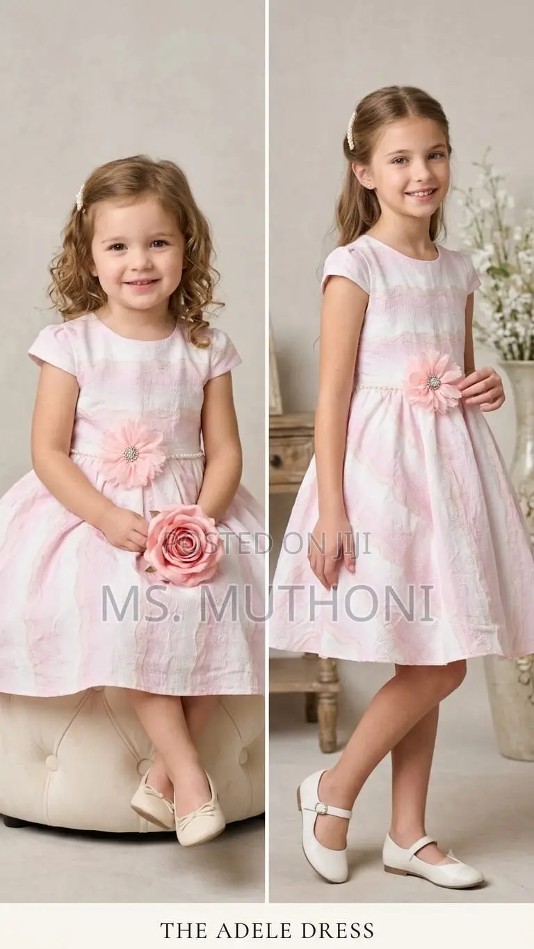3-12 Yrs Girls Quality Fit and Flare Dress