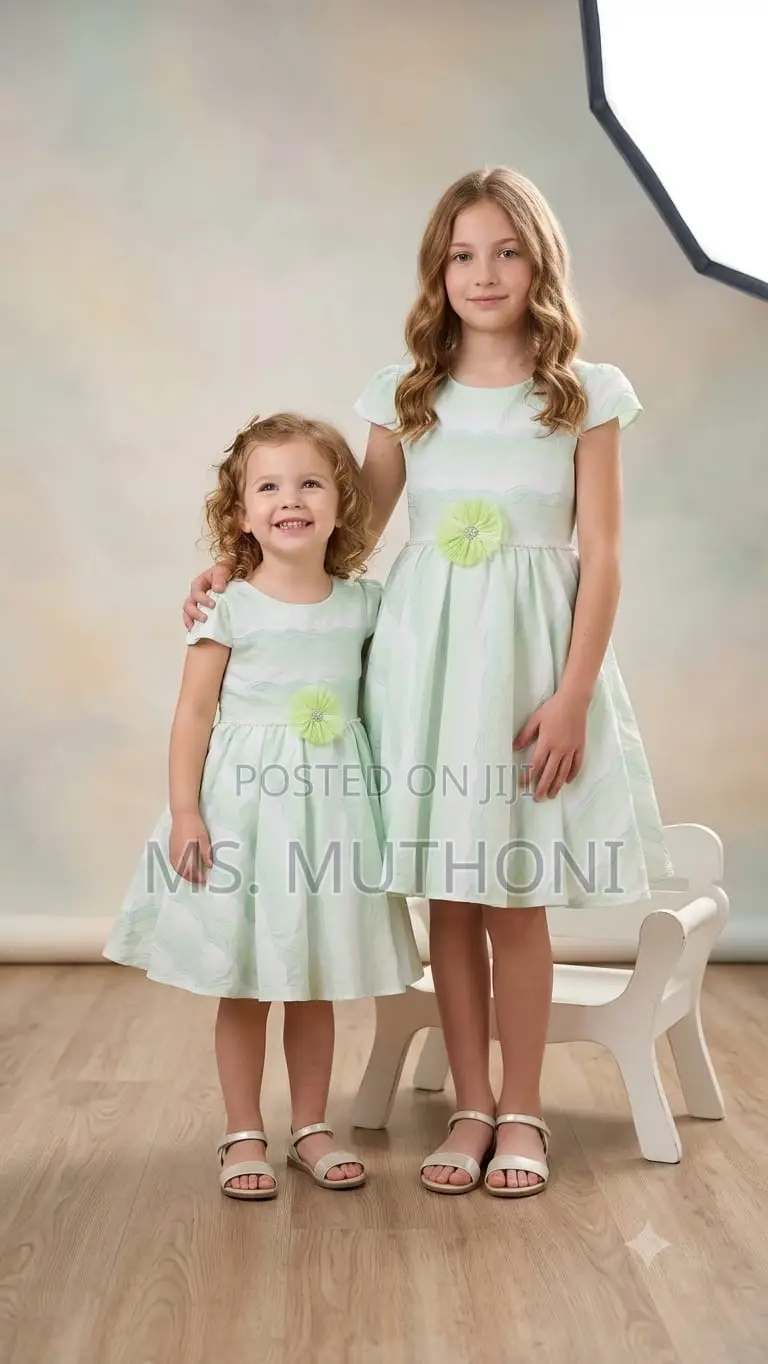 3-12 Yrs Girls Quality Fit and Flare Dress