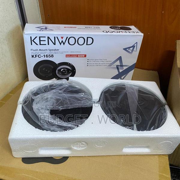 Kenwood 6-Inch Flush Mount Speakers – KFC-1658 500w Audio Set