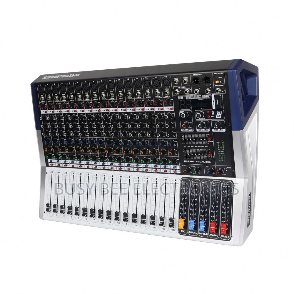 Phy-16d Professional 16 Channel Digital Sound Professional Mixer