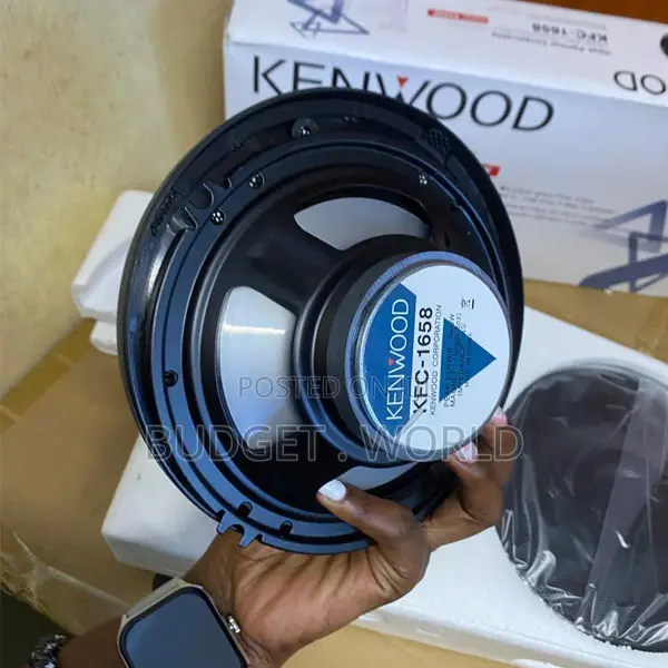 Kenwood 6-Inch Audio Speakers Pair – KFC-1658 Flush Mount Design
