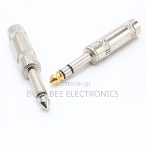 Full Metal 6.35mm 1/4 Mono Jack Plugs