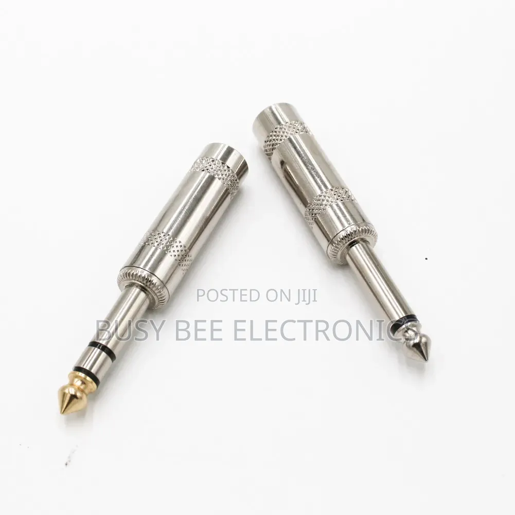 Full Metal 6.35mm 1/4 Mono Jack Plugs