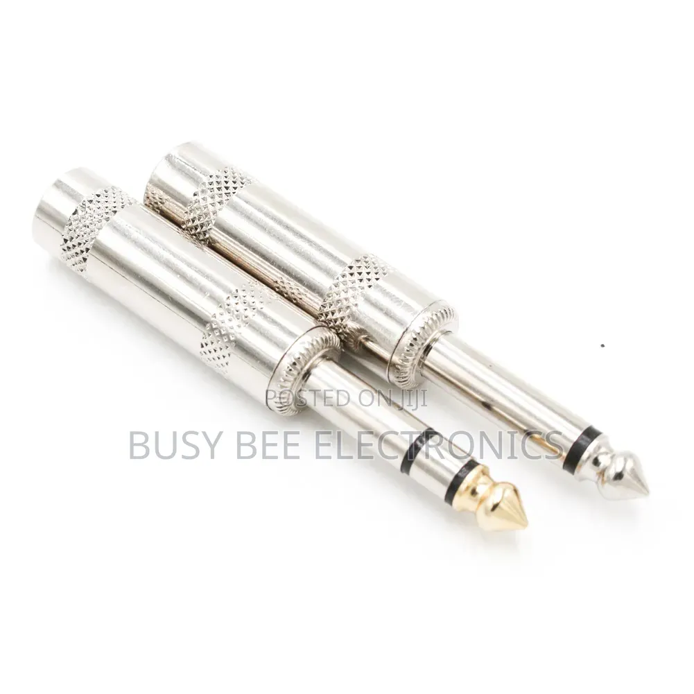 Full Metal 6.35mm 1/4 Mono Jack Plugs