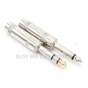 Full Metal 6.35mm 1/4 Mono Jack Plugs