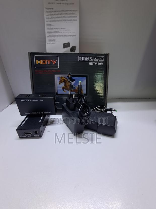 Hdmi Extender 60m Over Cat6 Cable Full Hd 1080p