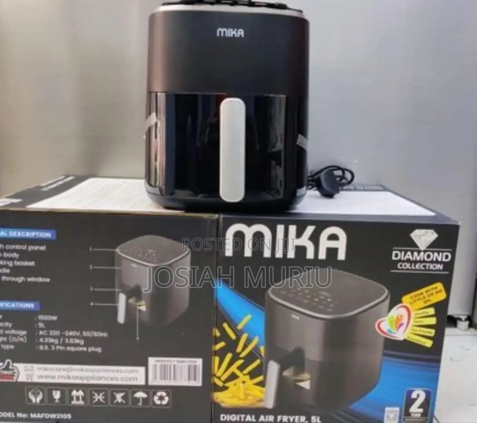 Mika Air Fryer Digital 5l