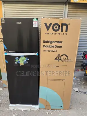 Von 334 Litres No Frost Double Door Refrigerator