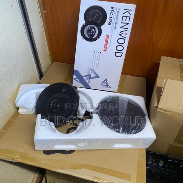 Kenwood 6-Inch Flush Mount Car Speakers – KFC-1658 High Output Audio