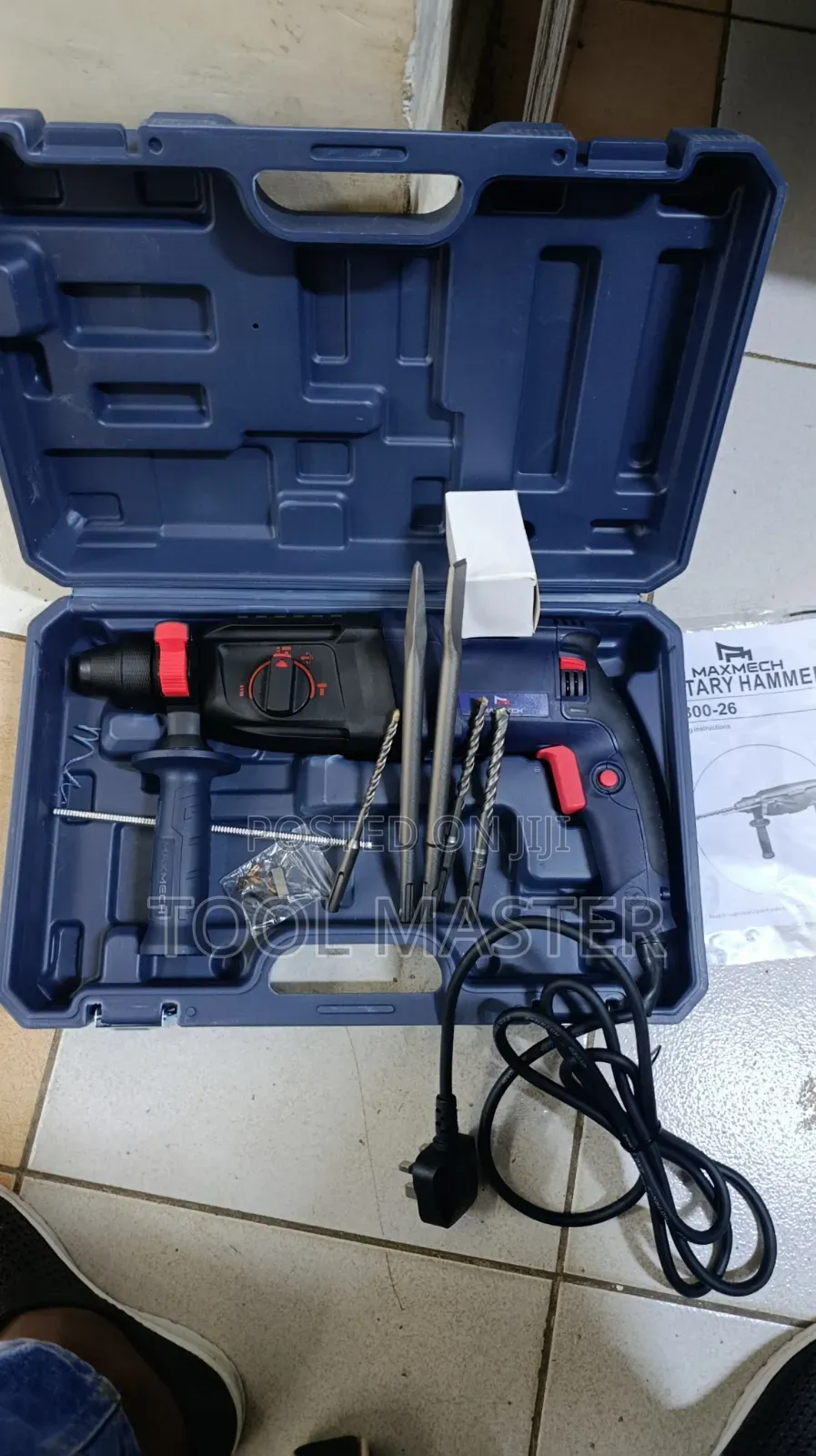 Maxmech 800w Electric Rotary Hummer Drill/Double Chuck Rotary Hummer