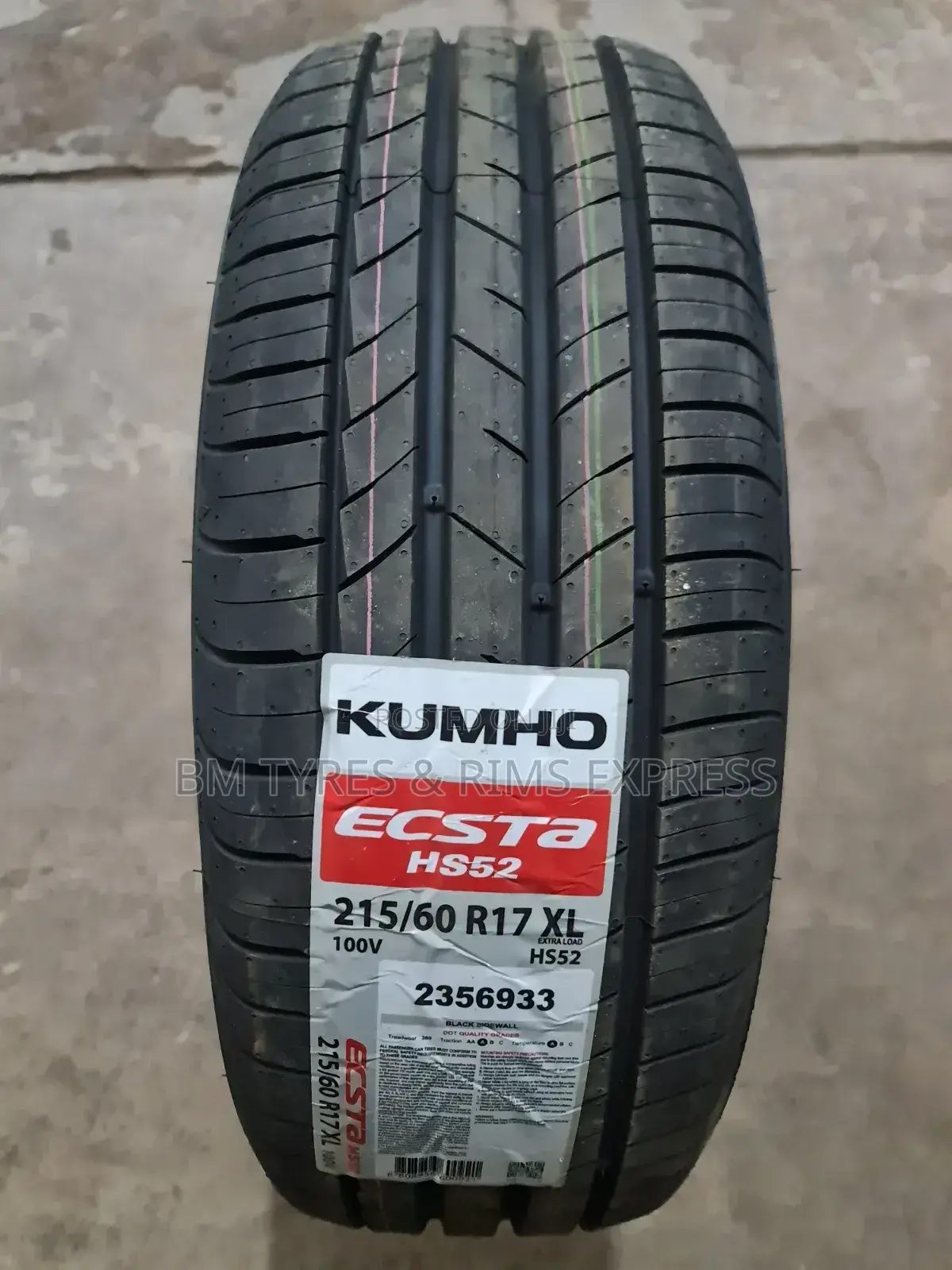 215 /60 R17 Khumo Tires (Korea)