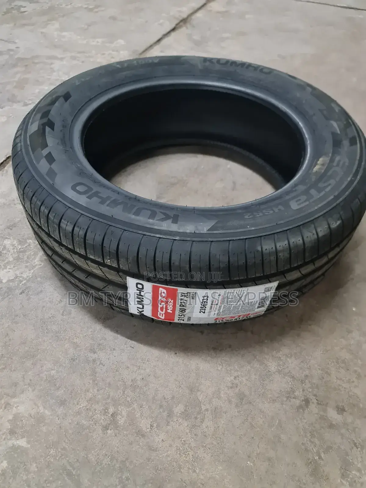 215 /60 R17 Khumo Tires (Korea)