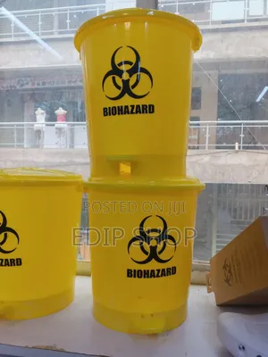 Biohazard 10 L Yellow Bin