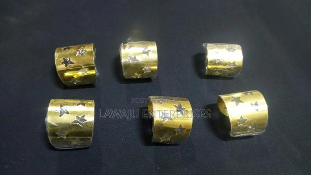 Golden Star Napkin Rings