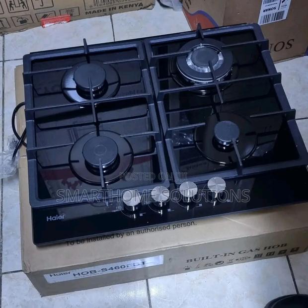 4 Gas Burner Built-in Haier Tampered Glass Hob
