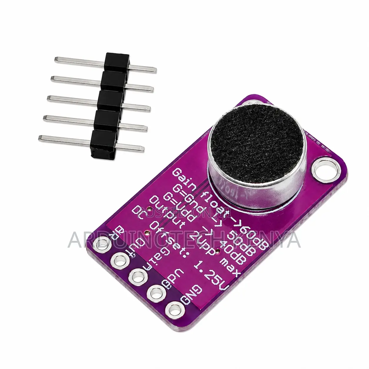 Max9814 Microphone Amplifier Module.