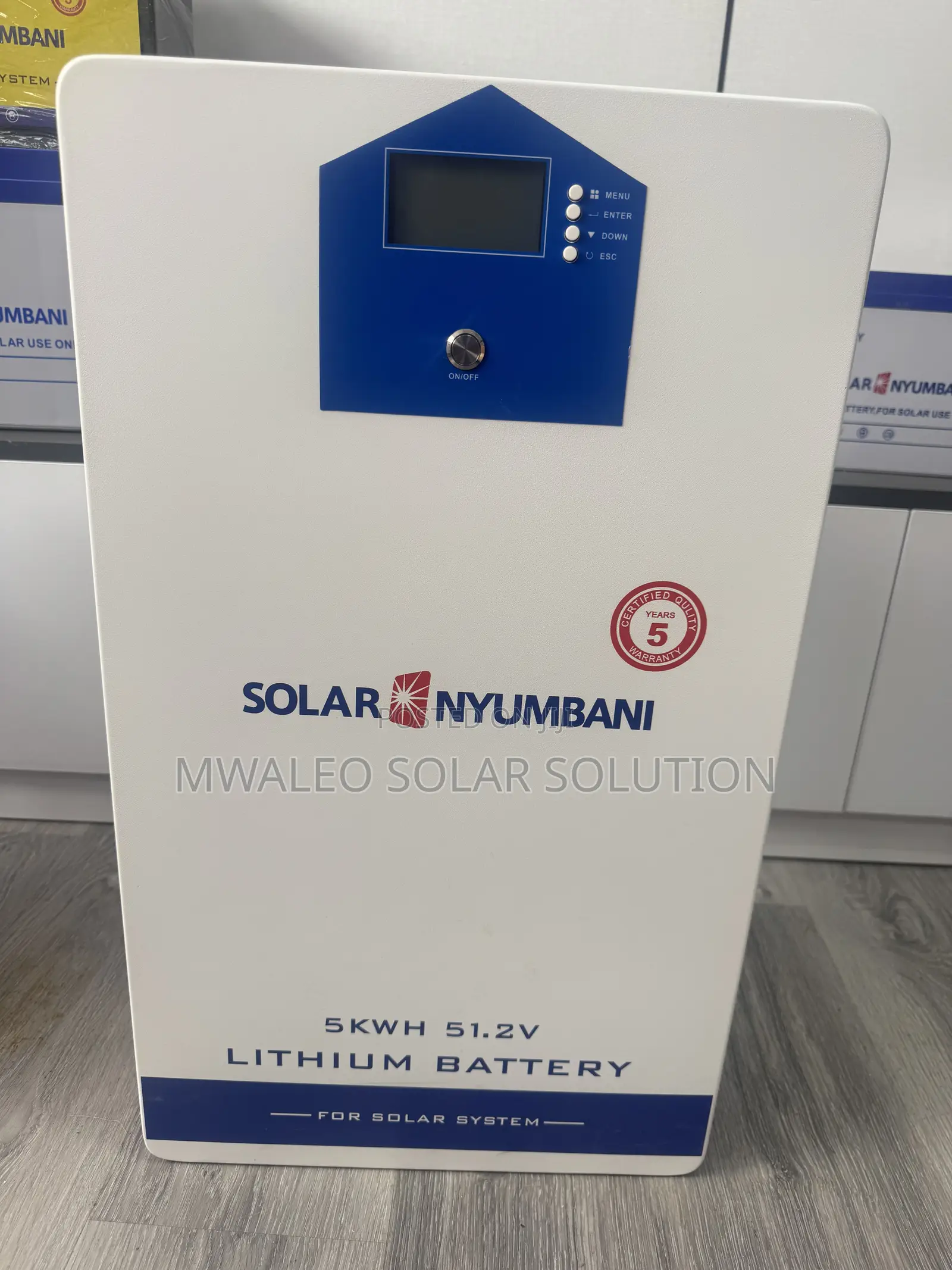 Solar Nyumbani Lithium Battery 5120wh 51.2vdc