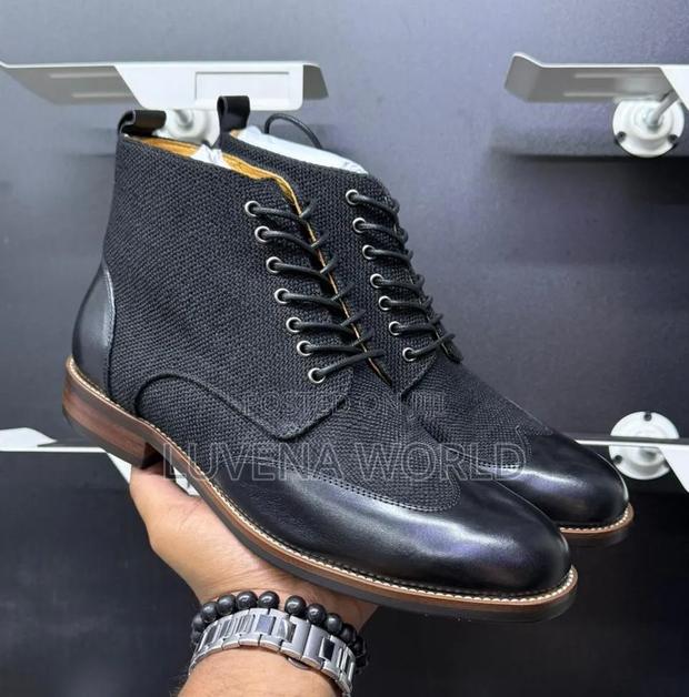 John Foster Casual Black Boots