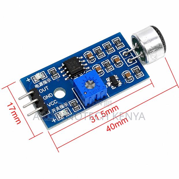 Ky-037 Sound Detection Sensor Module 3-Pin. - thumbnail 2