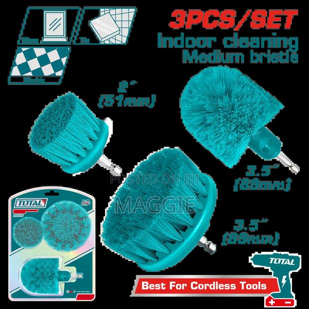 3 PCS Medium Bristle Brush Set