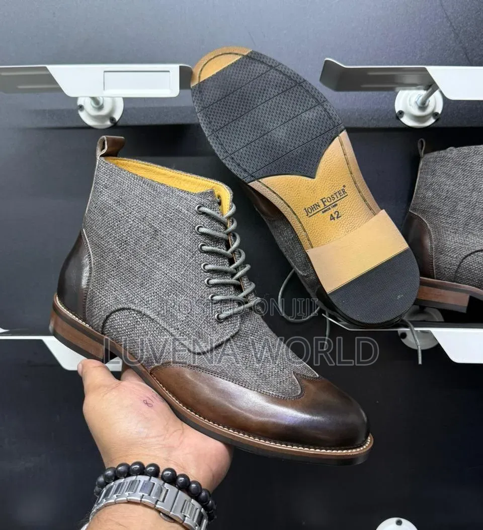 Grey John Foster Boots