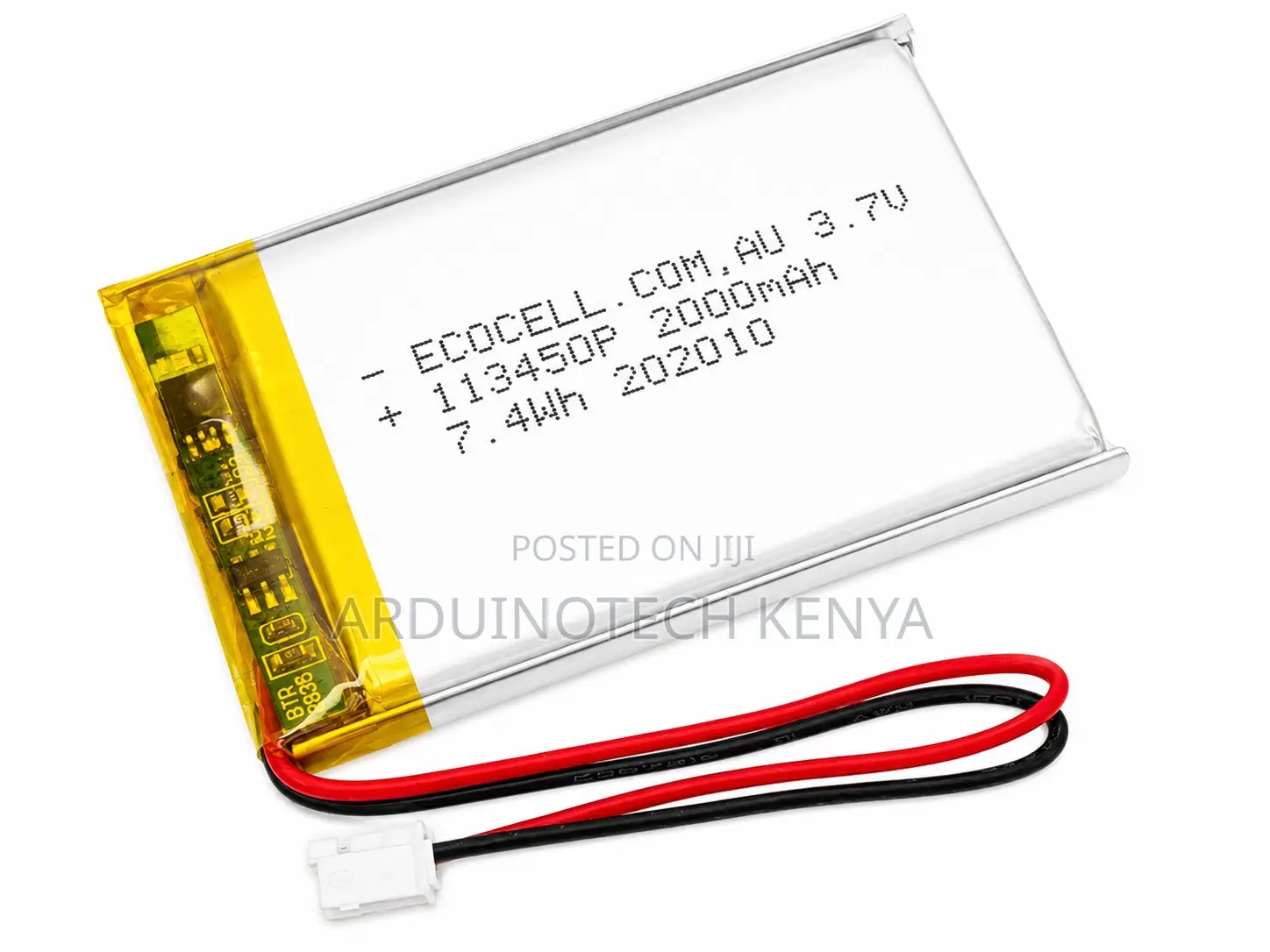 Lipo Battery 2000mah 3.7v 113450 Rechargeable.