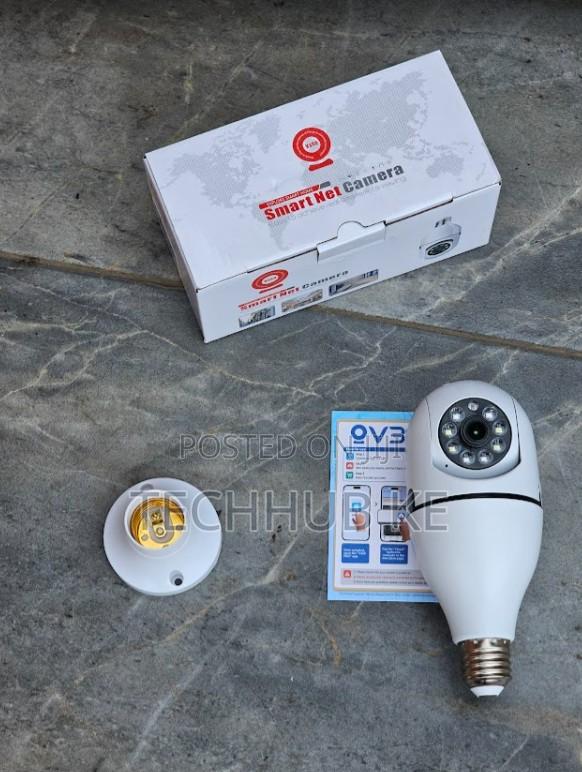 Bulb CCTV PTZ Camera Wifi 360° Security Camera With Mobile App