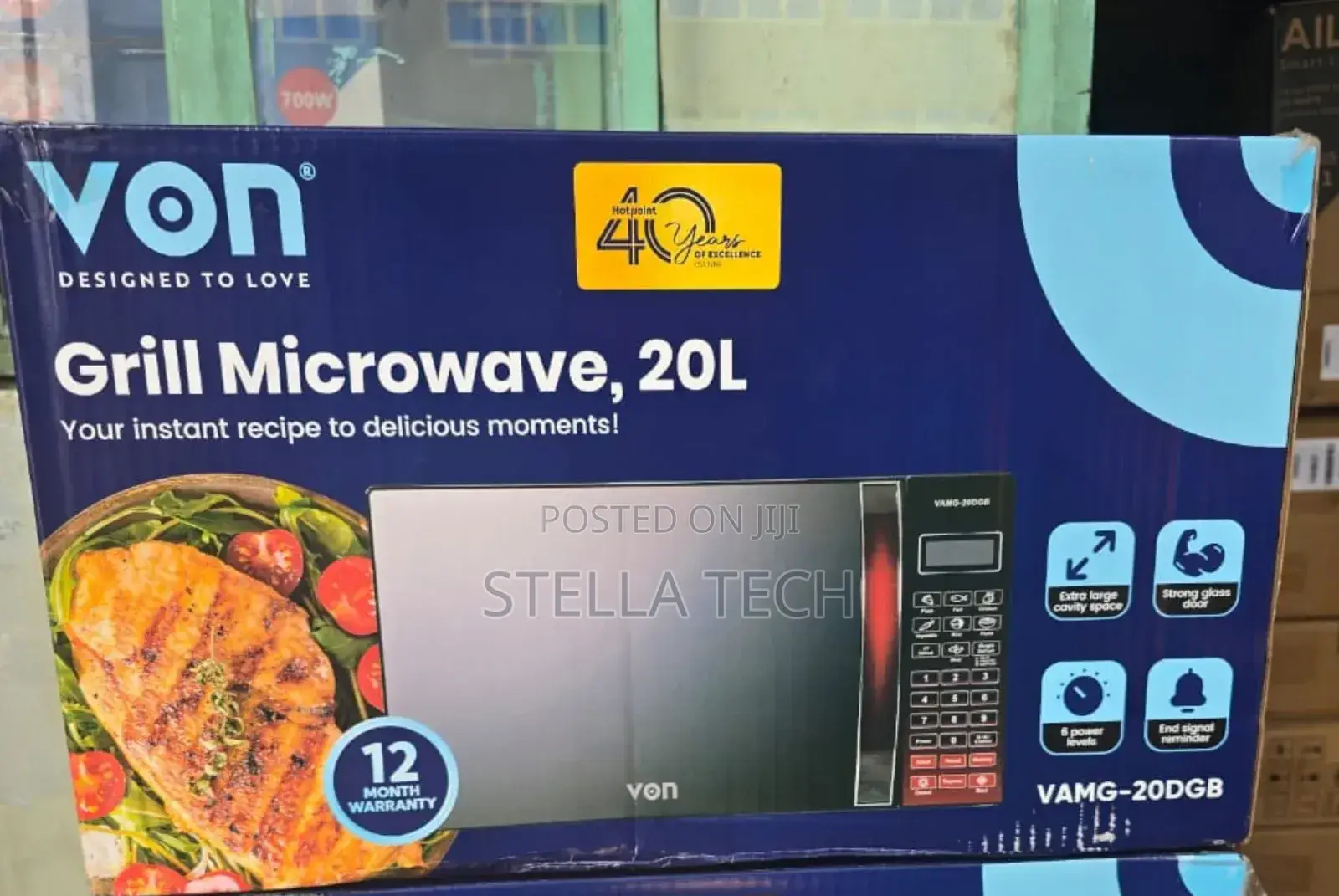 Von Microwave 20l Digital Microwave