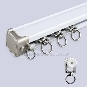 Heavy Duty I-Beam Single Curtain Track Kit for Home Office