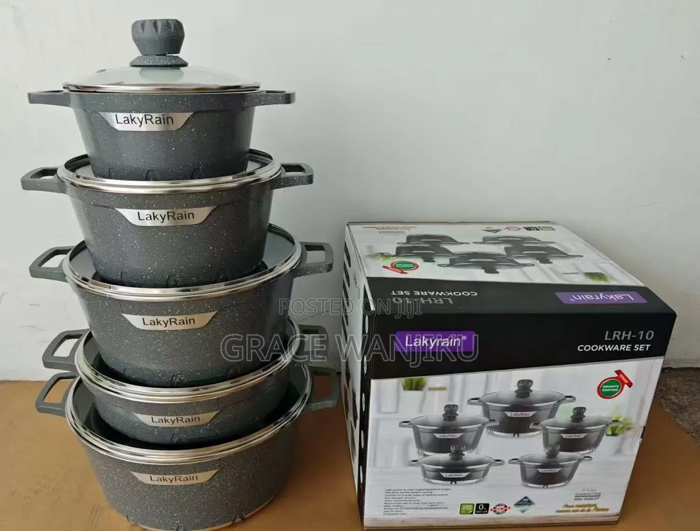 Lackryne Cookware Set 10pcs