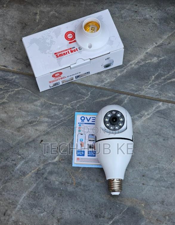 360 Degree Wifi Bulb Camera With Night Vision Two-Way Audio
