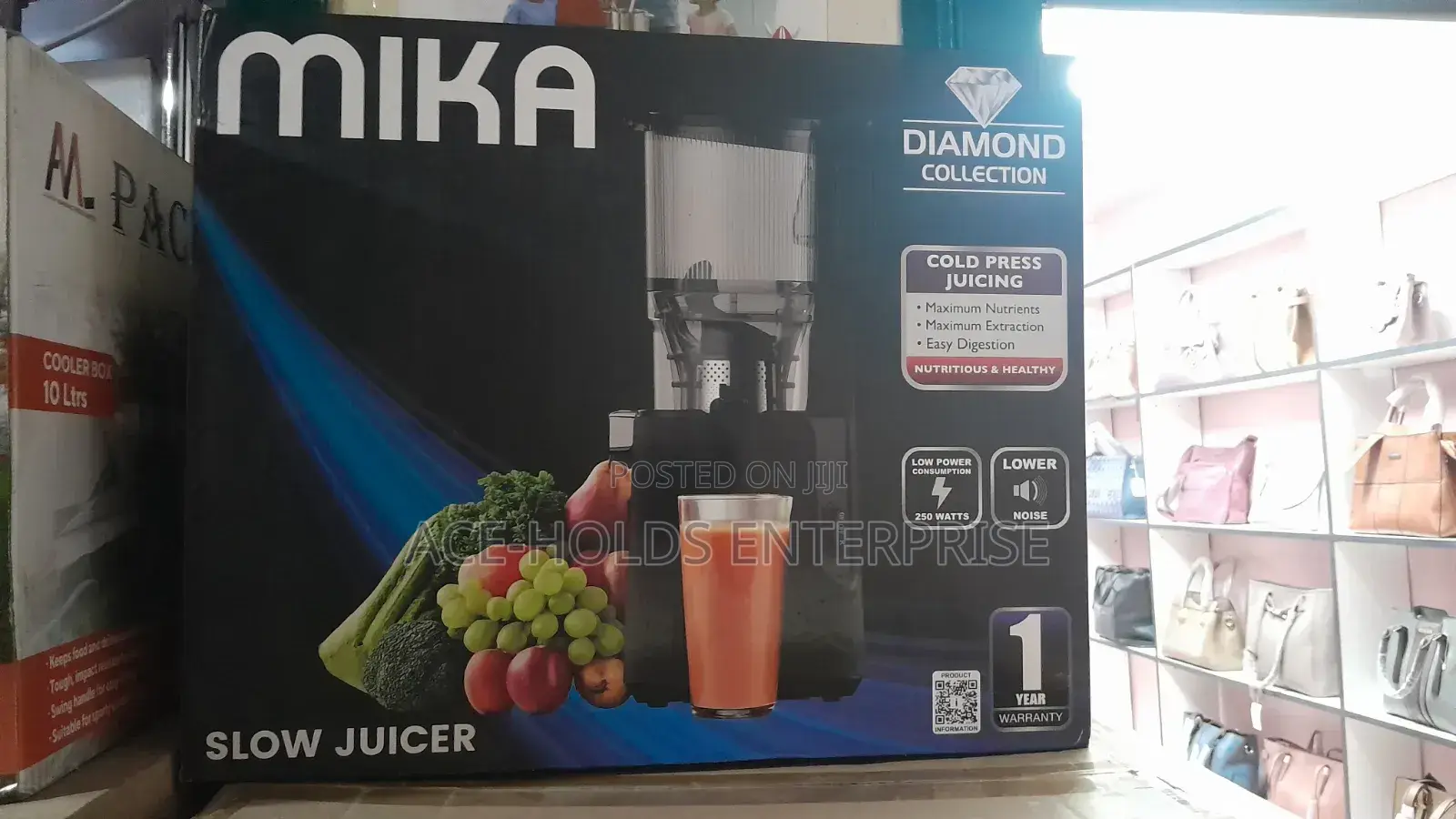 Mika Slow Juicer - 250watts (Mjs3021b) 3 Pin Plug