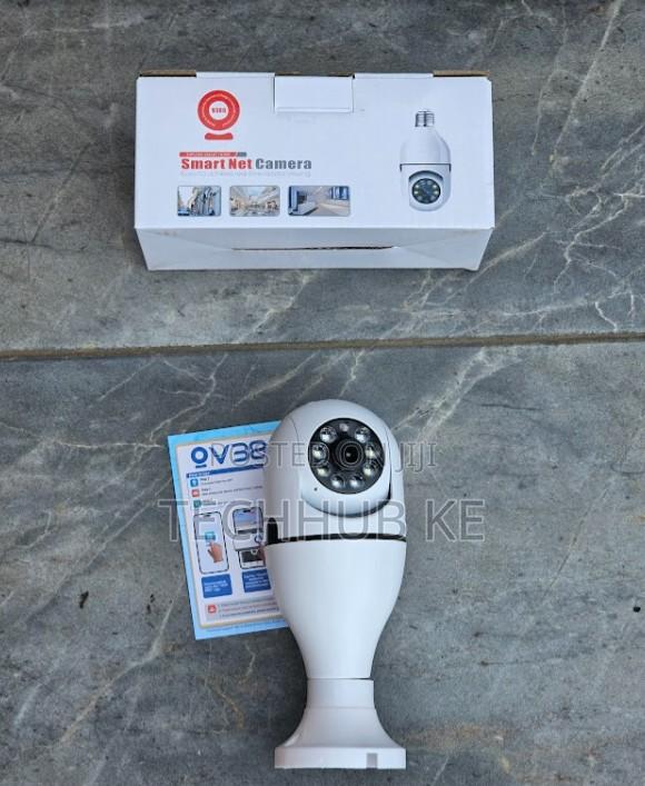 Wireless Bulb CCTV Camera 360° Indoor Security System