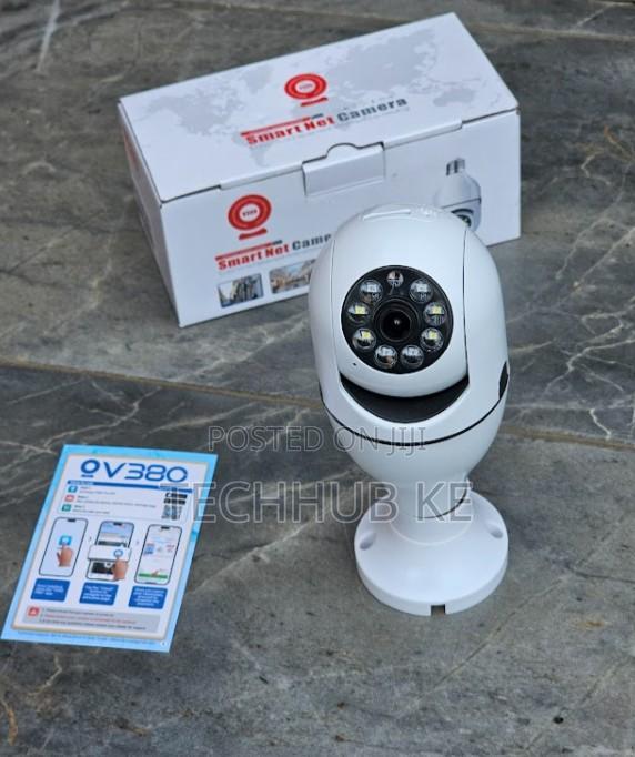 360° Wifi Bulb CCTV Camera With Mobile App Control