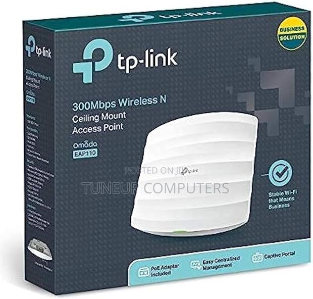 Tp-Link 300mbps Wireless N Ceiling Mount Access Point - Tl-Eap110 - thumbnail 2