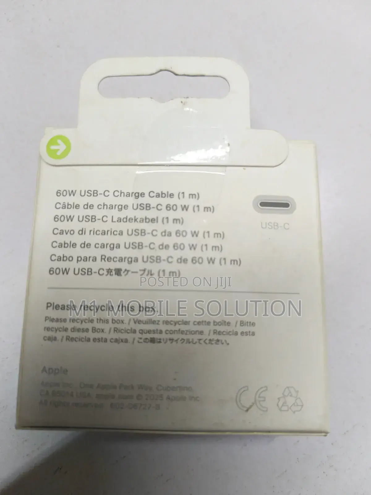 Appple Usb-C to Usb-C 60w Cable