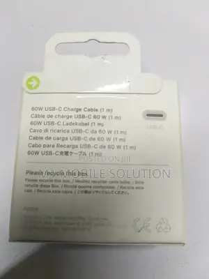 Appple Usb-C to Usb-C 60w Cable