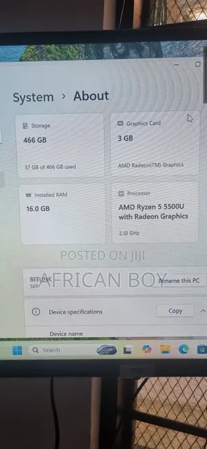 Desktop Computer 16GB AMD Ryzen 5 SSD 256GB
