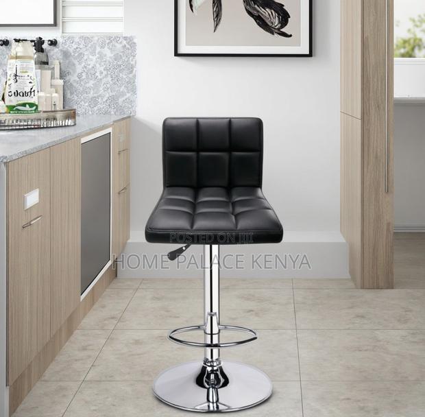 Counter Chair: Adjustable Padded Seat With Backrestst