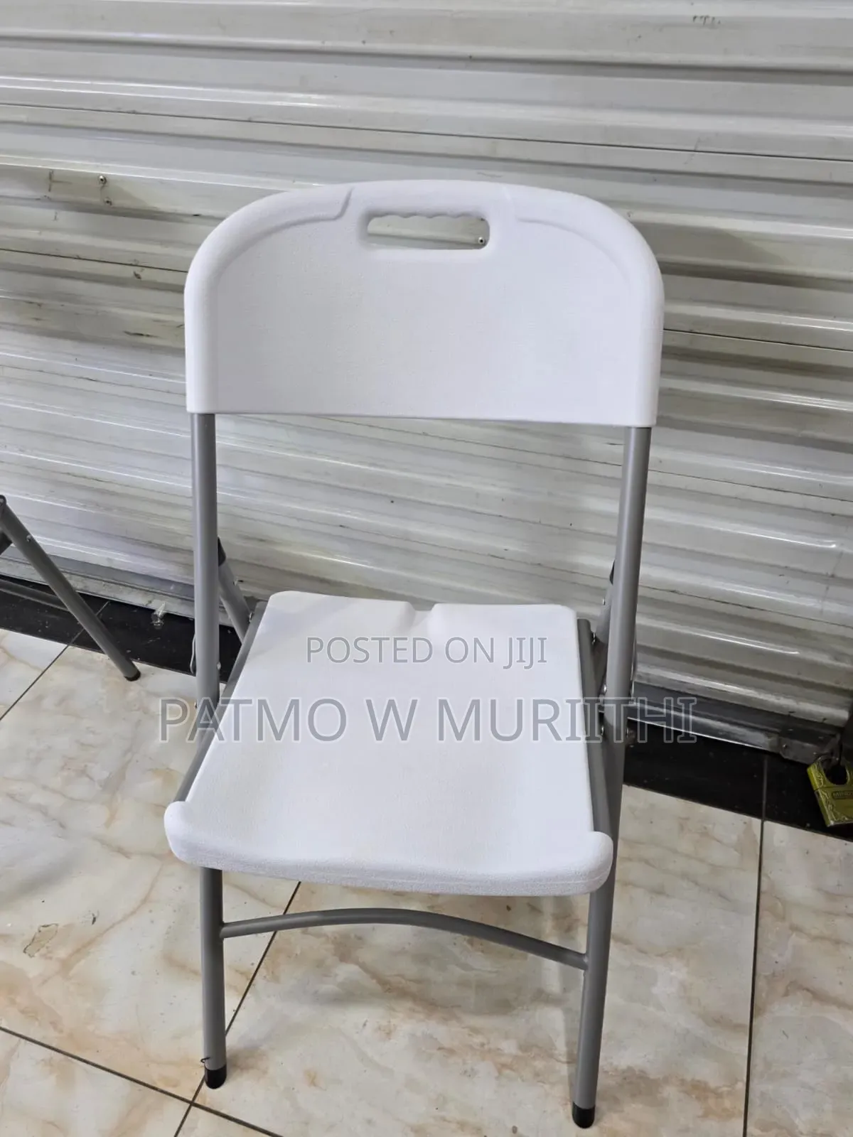 Heavy Duty Plastic Folding Chair – White Portable Event Chair Premium