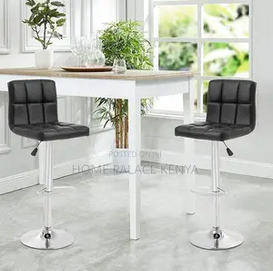 Counter Chair: Adjustable Padded Seat With Backrestst