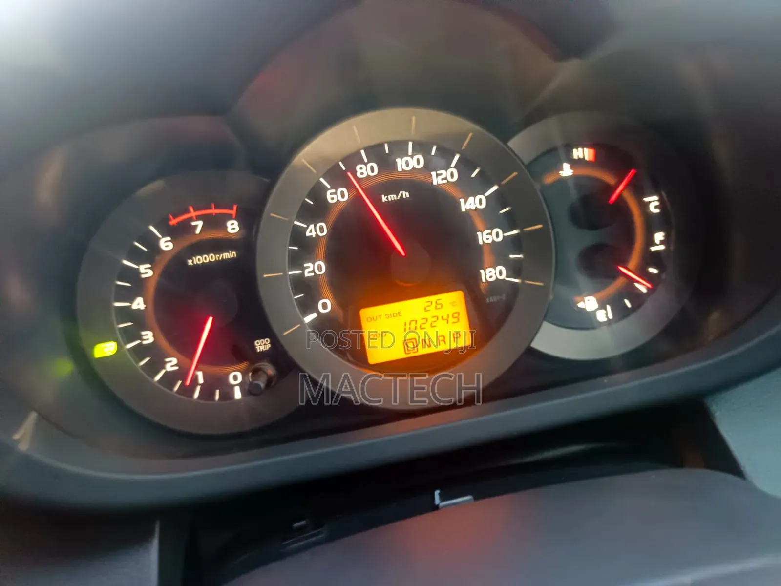 Toyota Vanguard 2012 Black