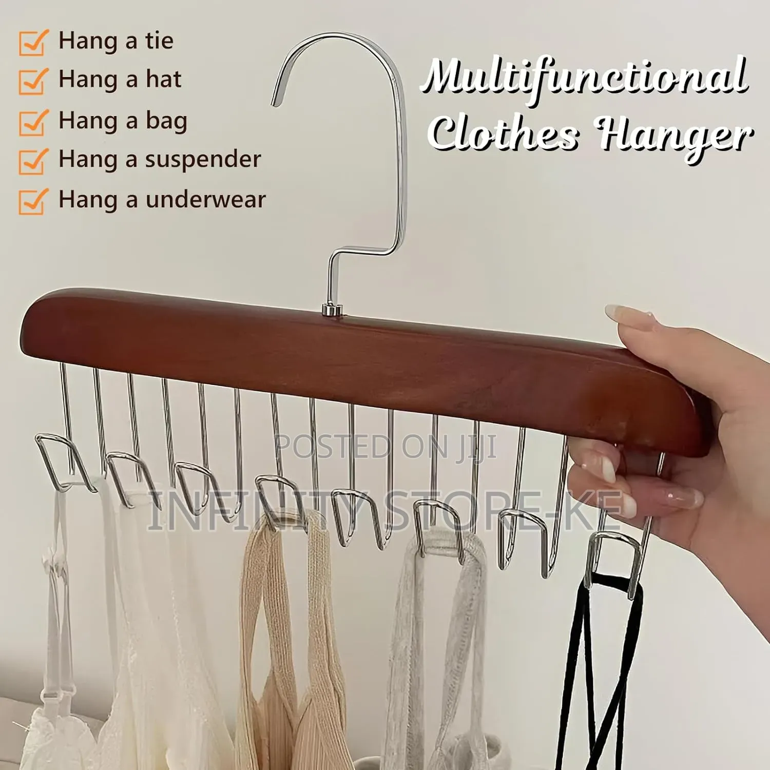 All in One Hanger With 8 Hooks